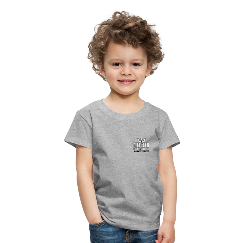 Kinder Premium T-Shirt - Grau meliert